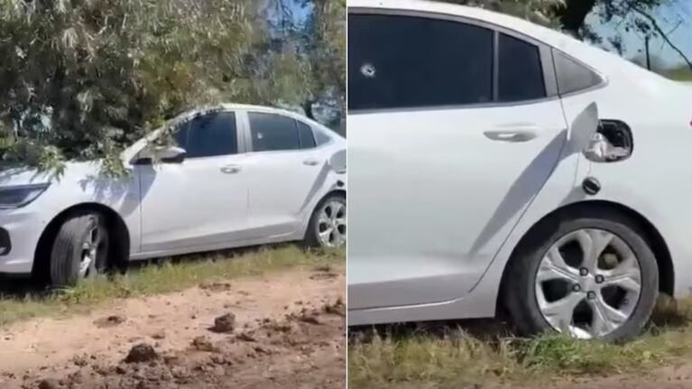 Encontraron una pareja muerta dentro de un auto. (Foto: Qué Pensas Chacabuco)