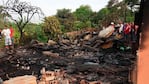 Encontró al marido con dos chicas e incendió la casa.