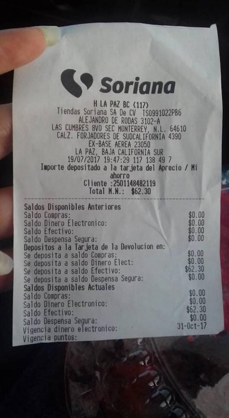 Encontró un preservativo en el interior de una rosquilla