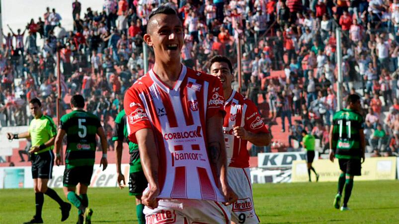 Endrizzi gritando el segundo gol de Instituto 