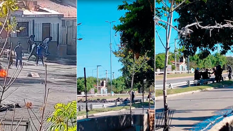 Enfrentamiento en Bajo Pueyrredón.
