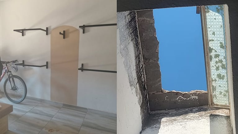 Entraron por un ventiluz y desvalijaron un local de ropa para bebé.