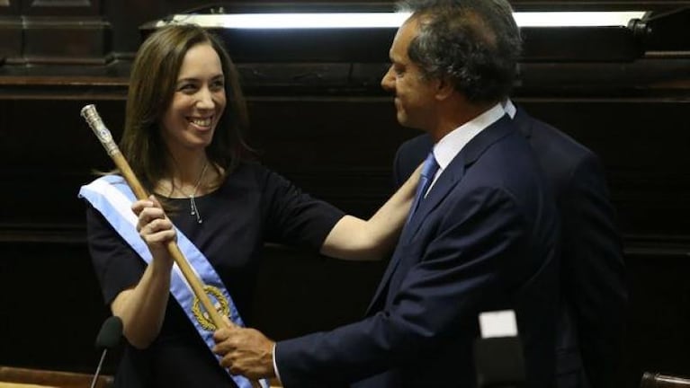 Entre Scioli y Vidal sí hubo traspaso de mando