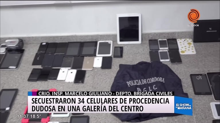 Entregan celulares robados a sus dueños en Comisaría I