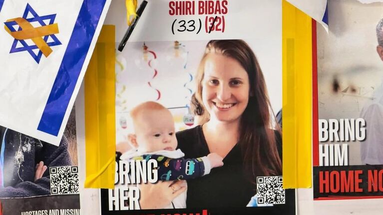 Entregaron el cuerpo de Shiri Bibas.