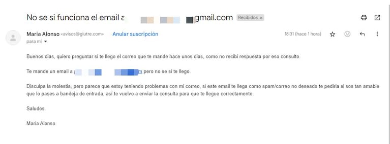 Envían un mail con una supuesta confusión y vacían las cuentas bancarias