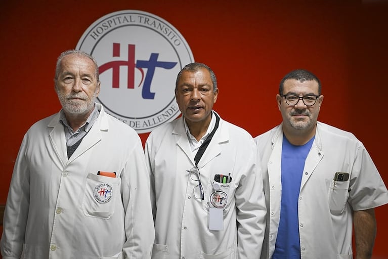 Equipo del Hospital Tránsito Cáceres.