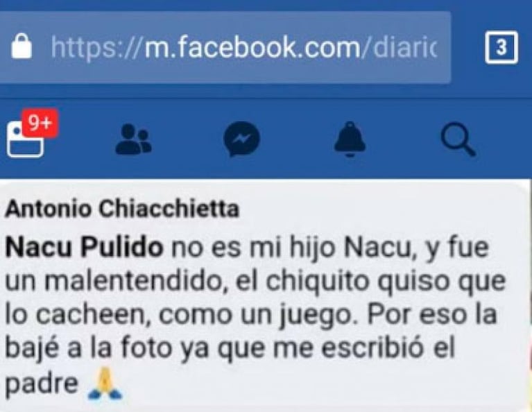 Era una broma: el cacheo policial a un nene que causó polémica