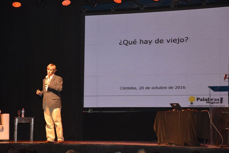 Ernesto Costa, de "Palabras Mágicas, uno de los "speakers" del evento. Foto: Sergio Díaz.