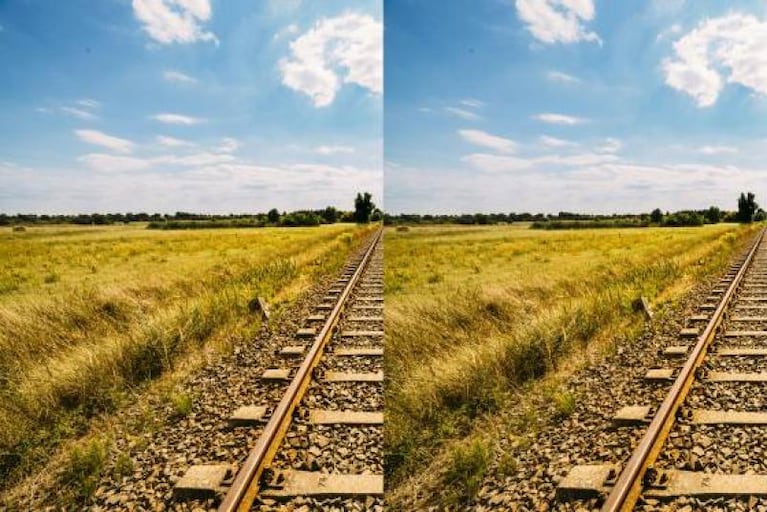 ¿Es la misma foto? No lo parece... Pero sí lo es