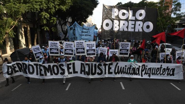 “Es un derecho manifestarse, pero también circular”, dijo Pettovello.