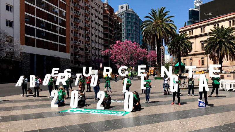 "Es urgente". Foto: Campaña Nacional por el Derecho al Aborto Legal, Seguro y Gratuito.