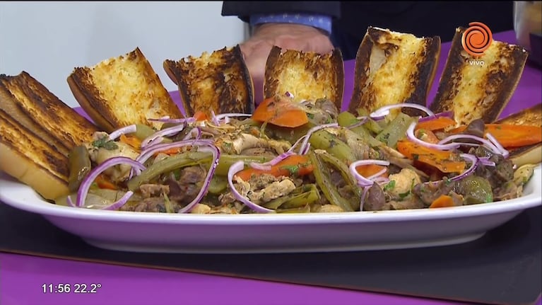 escabeche de menudos de pollo