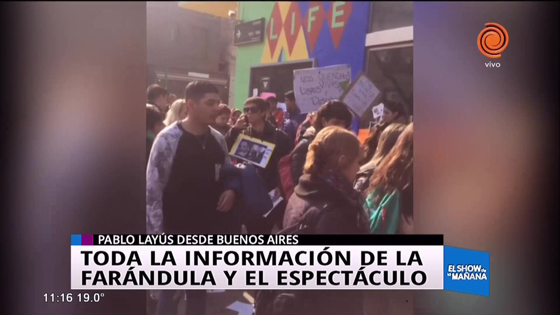 Escrachan a Baby Etchecopar
