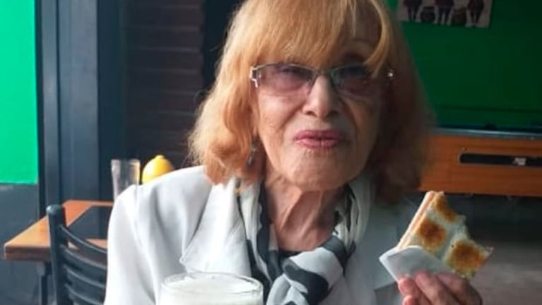 Esilda, a sus 92 años.