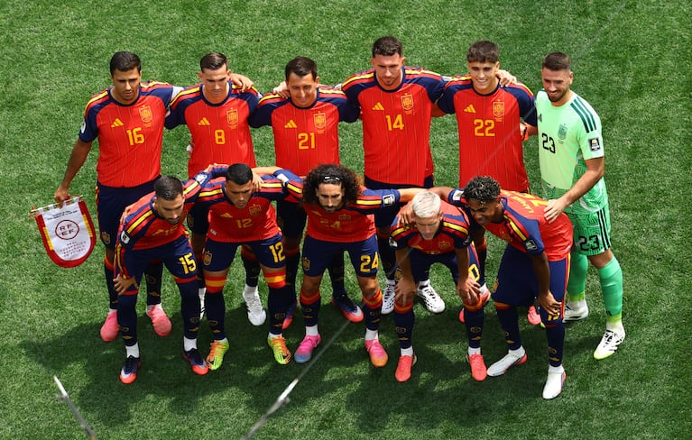España repite el equipo que le ganó a Bélgica. REUTERS/Carlos Barria