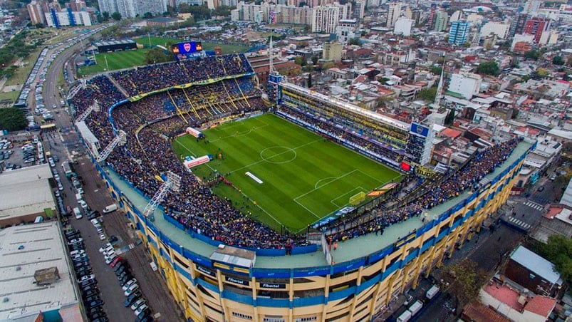 Esperan una fiesta en el estadio Alberto J. Armando. / FOTO: Mario Quinteros.