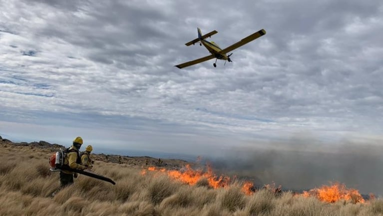 Está contenido el incendio en Traslasierra que quemó unas 7.600 hectáreas