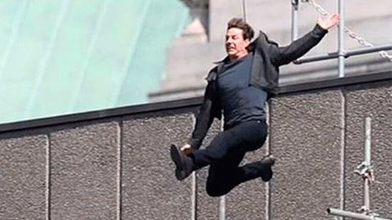 Esta vez parece que "Ethan Hunt" no saldrá bien parado de una escena de riesgo.