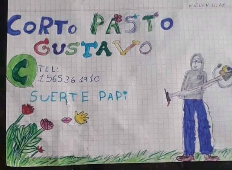 Estaba desempleado y consiguió trabajo gracias al dibujo de su hija 