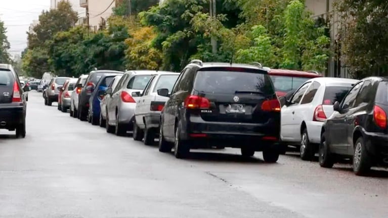 estacionamiento doble fila