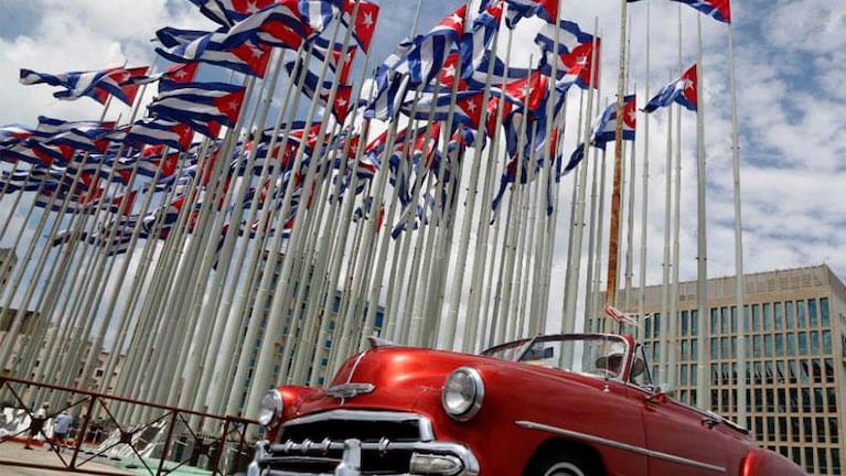 Estados Unidos izó su bandera en la embajada de La Habana