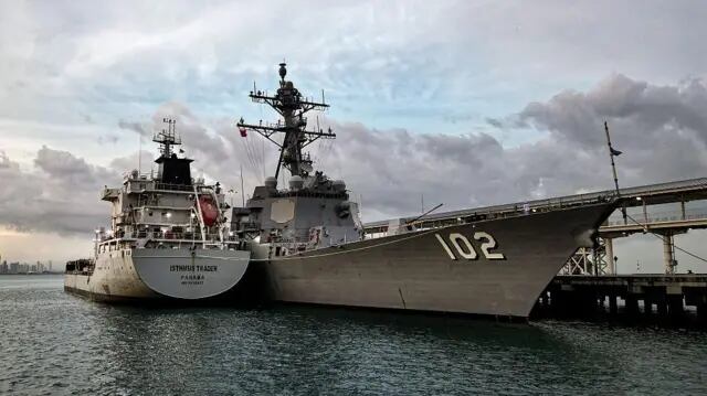 Estados Unidos lanzó un despliegue militar en el Caribe.