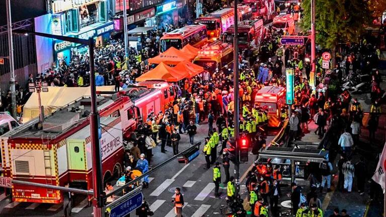 Estampida fatal en Seúl: cientos de muertos y heridos en una fiesta de Halloween