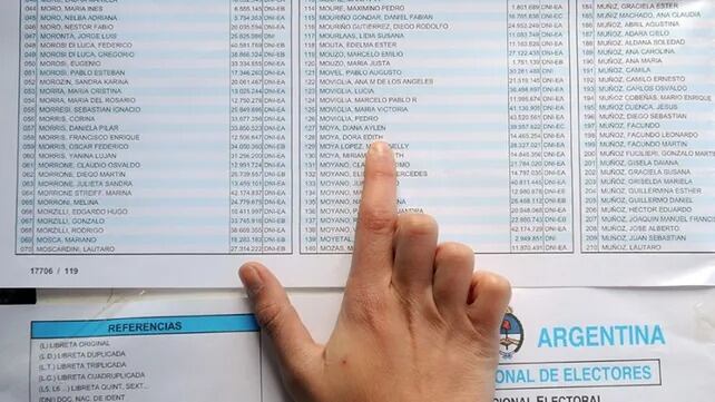 Este 16 de septiembre se publicó el padrón oficial para las legislativas.
