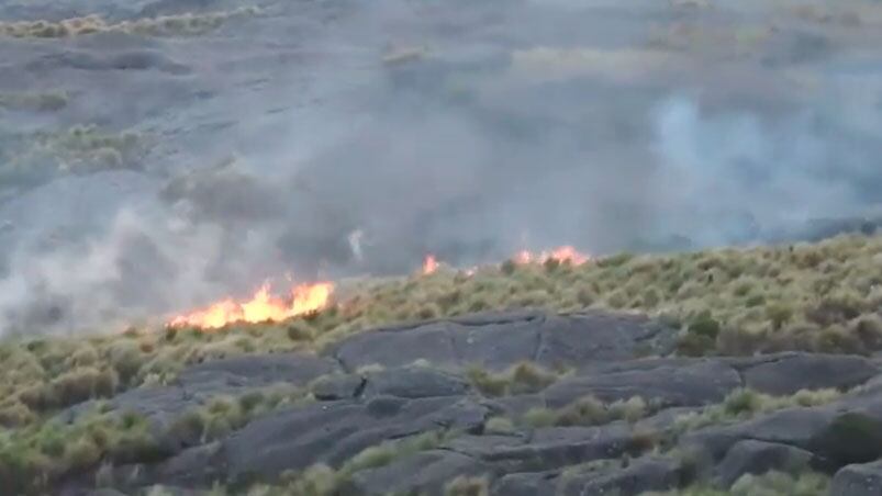 Este incendio en las sierras fue intencional.