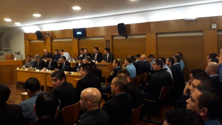 Este viernes se conocieron las sentencias a los 56 policías.