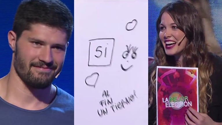 Estefanía contenta porque Bautista era un chico tierno.