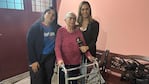 Ester junto a Yanina y Mariana Asan, las otras protagonistas de la historia. Foto: Marcelo Capó / El Doce.