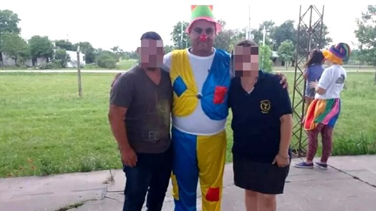Estigarribia trabajaba como payaso en la zona de Quilmes, en Buenos Aires.