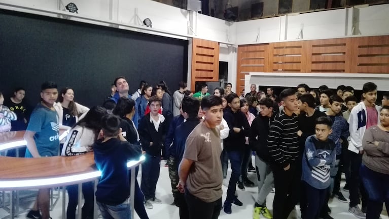 Estudiantes de segundo año del IPEA 223.