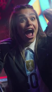 Euge Quevedo enloqueció con la victoria de Argentina y se lo dedicó a los anti-Messi