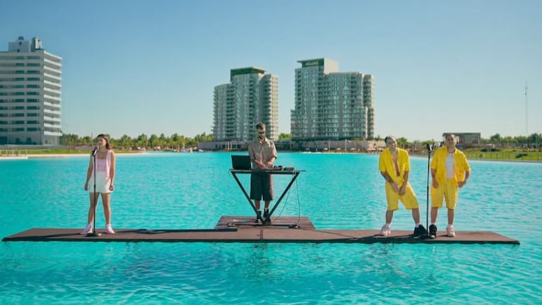 Euge Quevedo junto a Roze y Big One.