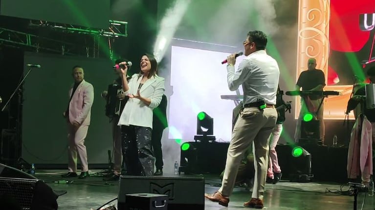 Euge Quevedo visitó a Uriel Lozano en el teatro Gran Rex.