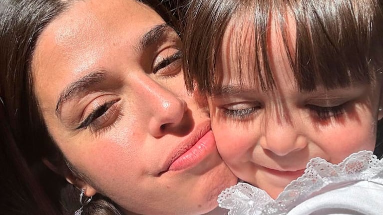 Euge Quevedo y su hija Helenita