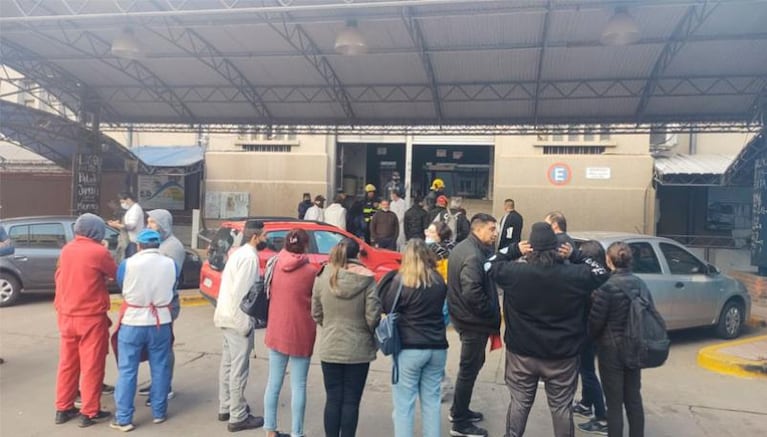 Evacuaron el Mercado Sud por una pérdida de gas en un caño