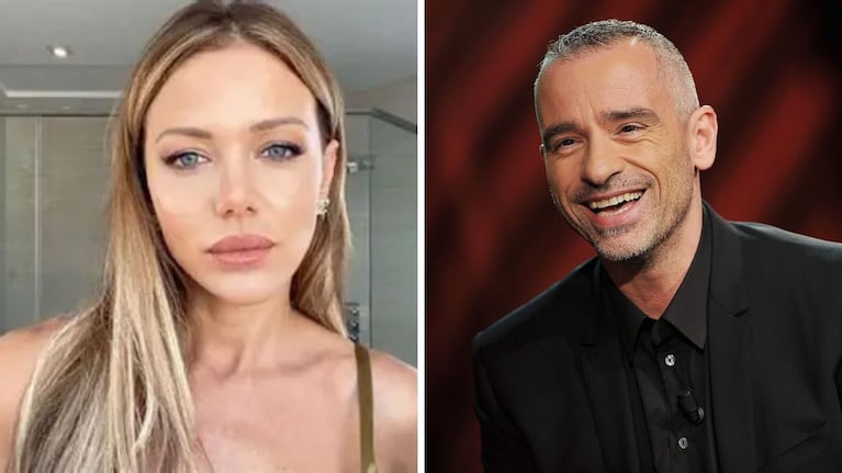 Evangelina Anderson vivió un incómodo momento con Eros Ramazzotti.