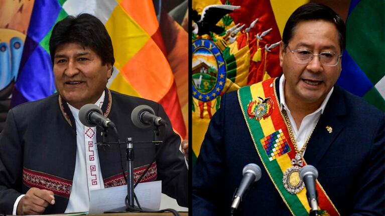 Evo Morales y Luis Arce mantienen una disputa interna en el MAS.