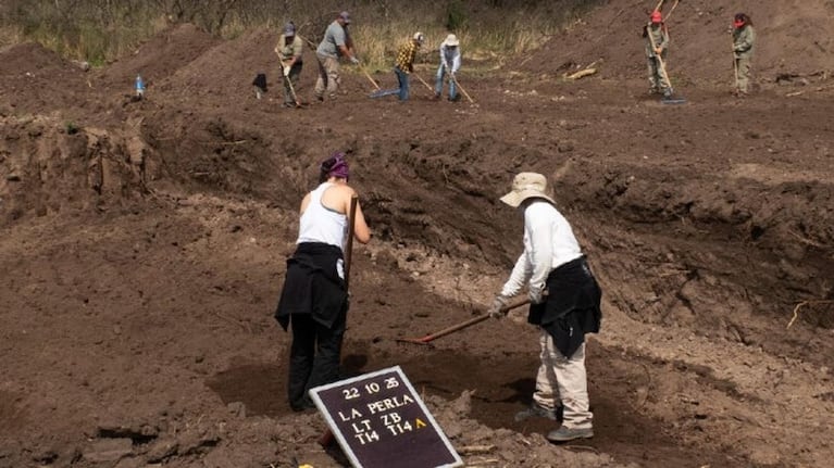 Excavación en La Perla.