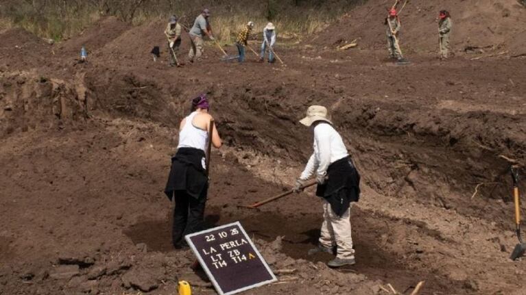 Excavación en La Perla.