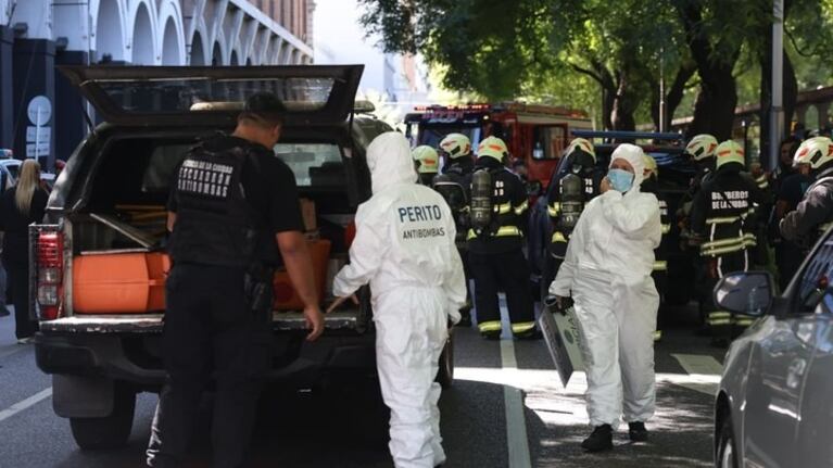 Explosión en Gendarmería. (Gentileza: Clarín)