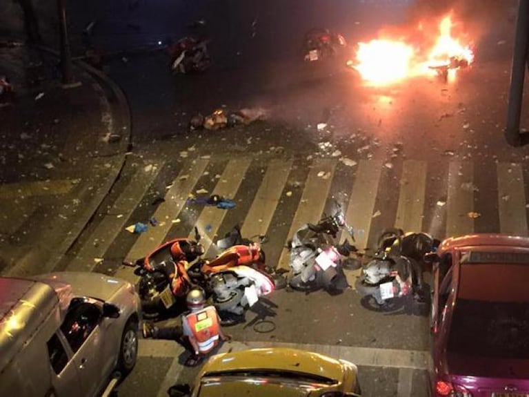 Explosión fatal en Bangkok