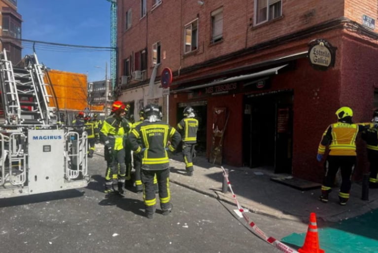 Explotó un bar en Madrid y hay al menos 25 heridos: la hipótesis