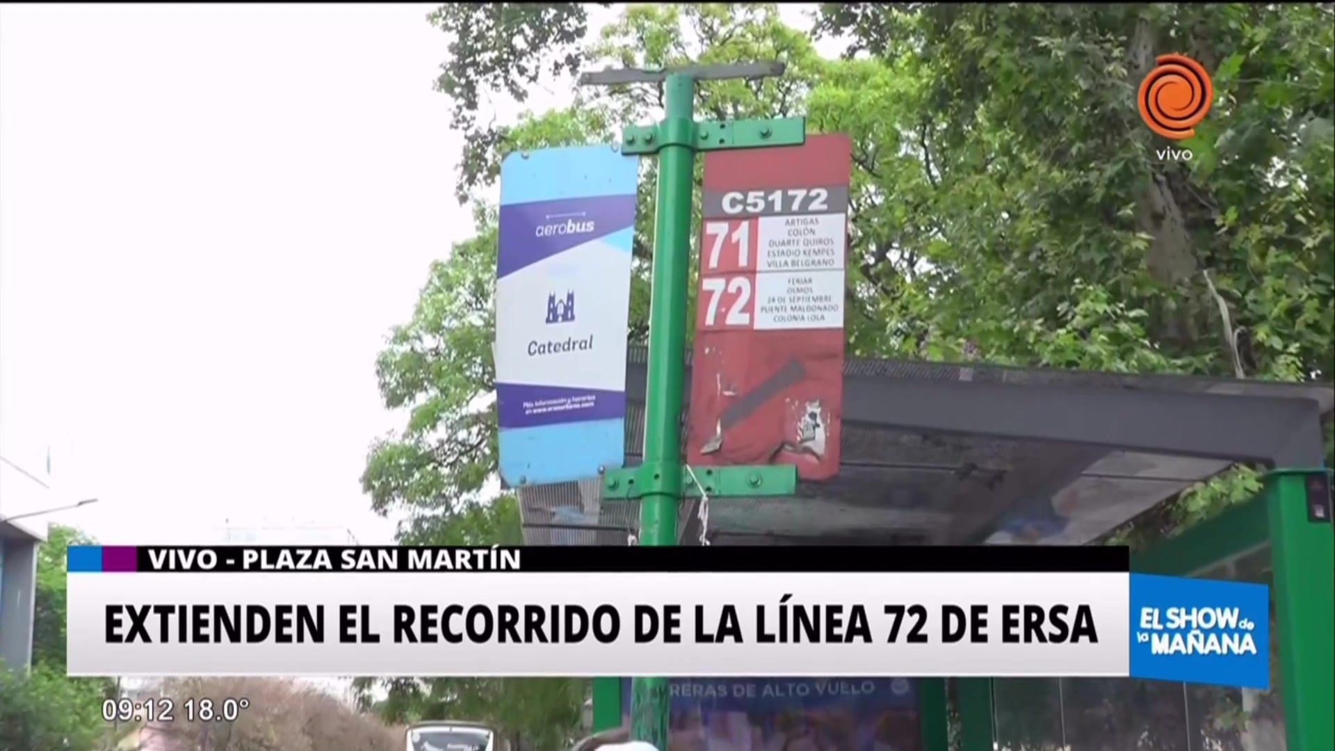 Extienden el recorrido de la línea 72 de Ersa