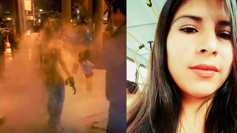 Eyvi Liset Ágreda Marchena sufrió quemaduras de segundo y tercer grado.