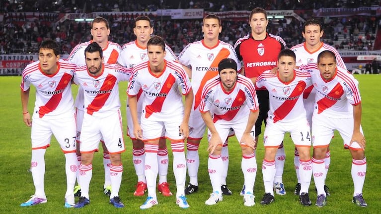 Ezequiel Cirigliano descendió con River ante Belgrano en 2011.
